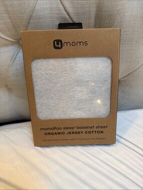 4moms Organic Jersey Cotton Bassinet Sheet - Heather Gray